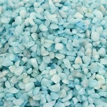 Dekorační granule světle modré dekorační kameny 2mm - 3mm 2kg