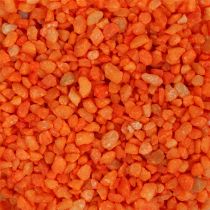 Dekorační granule oranžové 2mm - 3mm 2kg