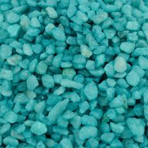 Dekorační granulát tyrkysové dekorační kameny 2mm - 3mm 2kg