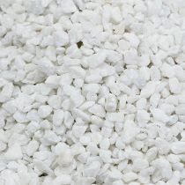 položky Dekorační granulát bílé dekorační kameny 2mm - 3mm 2kg