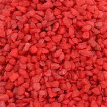 Dekorační granulát červené dekorační kameny 2mm - 3mm 2kg
