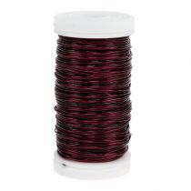 položky Deco Enameled Wire Wine Red Ø0,50mm 50m 100g