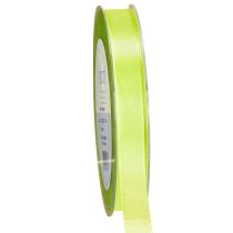 položky Dekorativní stuha dárková stuha limetkově zelená 15mm 50m
