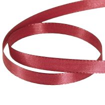 položky Dekorativní stuha úzká taftová stuha bordó 10mm 50m