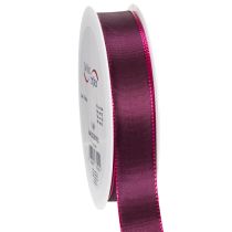 položky Dárková stuha, fialová taftová stuha, elegantně lesklá, šířka 25 mm, délka 50 m