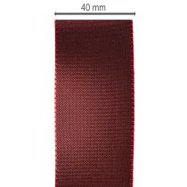 položky Červená taftová dekorativní stuha, univerzální, 40 mm x 50 m