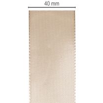 položky Dekorativní taftová stuha na roli, mašle, šířka 40 mm, 50 m.