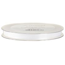 položky Dekorativní stuha bílá 8mm 50m