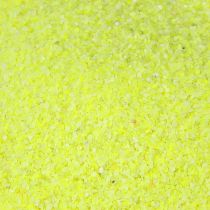 položky Dekorativní písek žlutý neonově barevný písek 0,5 mm písek neonově žlutý 1kg
