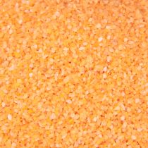 položky Dekorativní písek oranžový neonově zbarvený písek 0,5 mm 1 kg