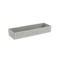 položky Dekorativní miska čtvercová šedá 32cm x 10,5cm V5cm
