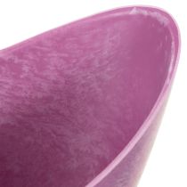 položky Dekorativní miska plastová růžová 20cm x 9cm V11,5cm 1 kus