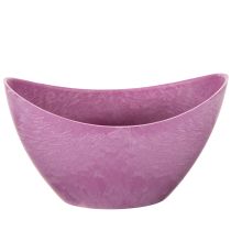 položky Dekorativní miska plastová růžová 20cm x 9cm V11,5cm 1 kus