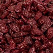 Dekorační kameny 9mm - 13mm 2kg Burgundsko