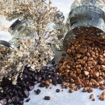 položky Dekorační kameny 9mm - 13mm káva 2kg