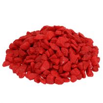 Dekorační kameny 9mm - 13mm červené 2kg