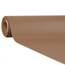 položky Umělá kůže hnědá dekorativní látka kůže běhoun na stůl 33cm×1,35m