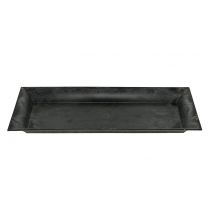 položky Dekorační tác mramorovaný antracit 36x17cm 6ks