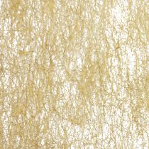 položky Ozdobný běhoun fleece dekorační běhoun fleece zlatý 23cm 25m