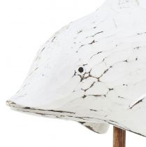 položky Dekorace delfín Albasia Maritime dřevěná dekorace bílá 28×6,5×26cm