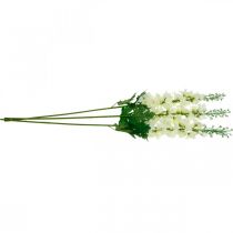 položky Delphinium White Umělé Delphinium Hedvábné květiny Umělé květiny 3ks