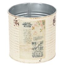 položky Květináč Cream Metal Shabby Chic Ø11cm H10,5cm