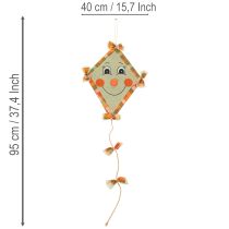 položky Dekorativní drak s obličejem a závěsem, podzimní dekorace, 40 cm, 2 kusy