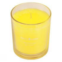 Vonná svíčka ve skle letní vůně Frangipani Yellow V8cm