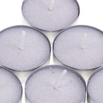 Vonné svíčky levandule mimóza, čajové svíčky vonící Ø3,5cm V1,5cm 18 kusů