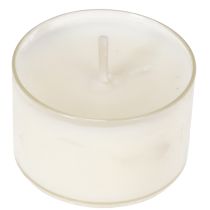 položky Vonné čajové svíčky s citronelovou vůní pro romantické večery doma nebo na zahradě, 25 mm, 7 h, 18 kusů