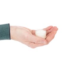 položky Vonné čajové svíčky s citronelovou vůní pro romantické večery doma nebo na zahradě, 25 mm, 7 h, 18 kusů