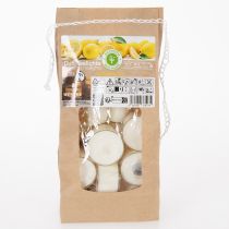 položky Vonné čajové svíčky s citronelovou vůní pro romantické večery doma nebo na zahradě, 25 mm, 7 h, 18 kusů