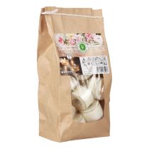 položky Vonné čajové svíčky Fresh Flower vonné čajové svíčky bílé Ø25cm 7h 18 ks
