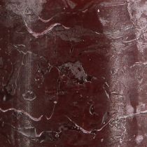 položky Jednobarevné svíčky Burgundské sloupové svíčky 70×120mm 4 ks