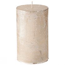 položky Jednobarevné svíčky platinové 60x100mm 4ks