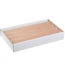 položky Jednobarevné svíčky stolní svíčky meruňka 34x240mm 4 ks