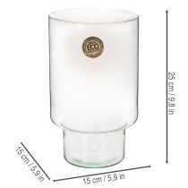 položky Skleněná válcová nádoba Eco Glass 25 cm