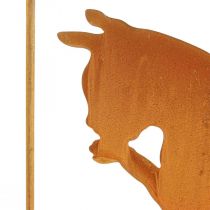 položky Patinovaná dekorace kočičí rez dekorace na zavěšení 24,5cm