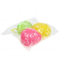 položky Vajíčko plastové barevné 15cm na zavěšení 3 ks