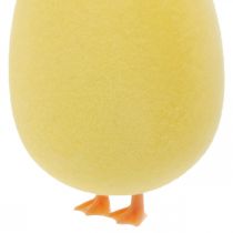 Velikonoční vajíčko s nožičkami žlutá dekorace figurka Velikonoční dekorace V13cm 4ks