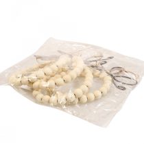 položky Deko přívěs Velikonoční vajíčko dřevěné kovové okenní dekorace 13x18cm 4ks