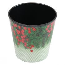 Květináč Vánoční květináč Ilex Ø15,5cm H13cm