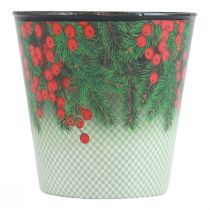 Květináč Vánoční květináč Ilex Ø15,5cm H13cm