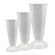 položky Zakládací váza “Szwed” bílá Ø13cm - 20cm, 1ks
