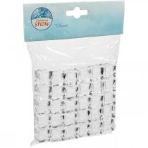 položky Umělé kostky ledu dekorativní led průhledné 2cm 30 ks