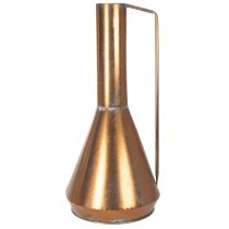 položky Elegantní stojací váza, vintage styl, orientální, dekorativní kovový džbán měděné barvy, Ø27cm V58cm