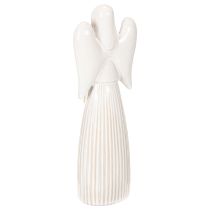položky Figurka anděla s dekorací srdce v krémově bílé barvě, 23 cm
