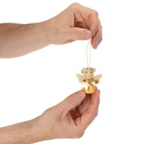 položky Dekorativní přívěsek anděl s hvězdou k zavěšení, 5 cm, 9 kusů