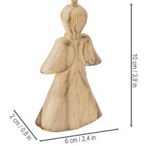 položky Figurka anděla k zavěšení na vánoční stromeček, 10 cm, 12 dílků