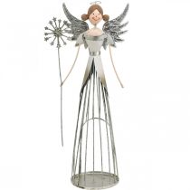 položky Figurka anděla kovová, lucerna vánoční V31,5cm